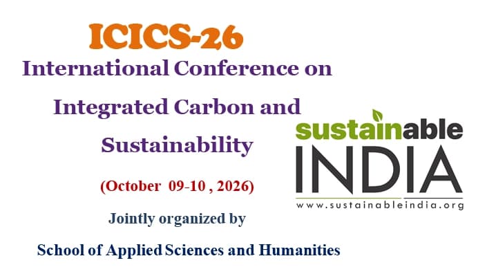 International Conference on Integrated Carbon and Sustainability (ICICS-26)